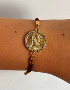 Pulsera Medalla Virgen Sagrado Corazón