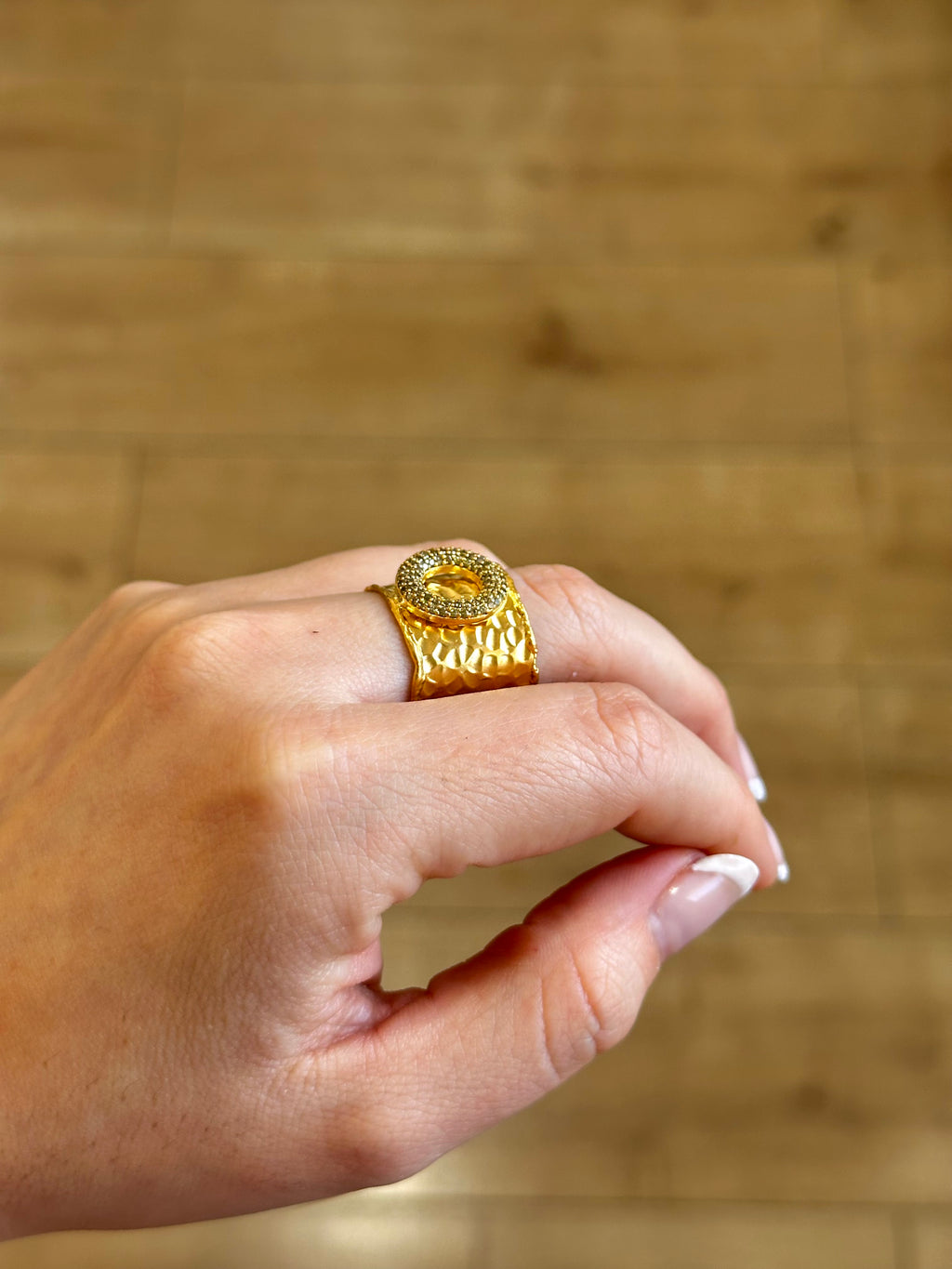 Anillo Maestranza verde oliva