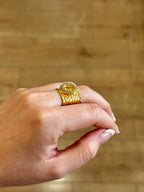 Anillo Maestranza verde oliva