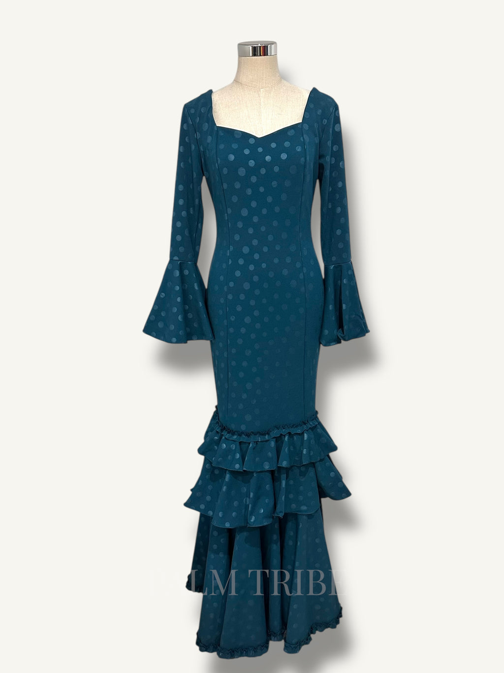 Vestido Cayetana Petróleo