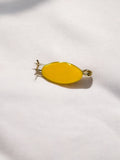 Broche Liso Amarillo