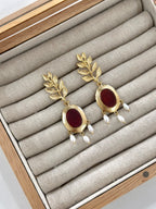 Pendientes Jerez Marrón