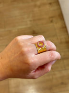 Anillo Maestranza Fucsia