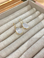 Pendiente Lagrima Blanco