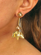 Pendientes Tulipán Champagne