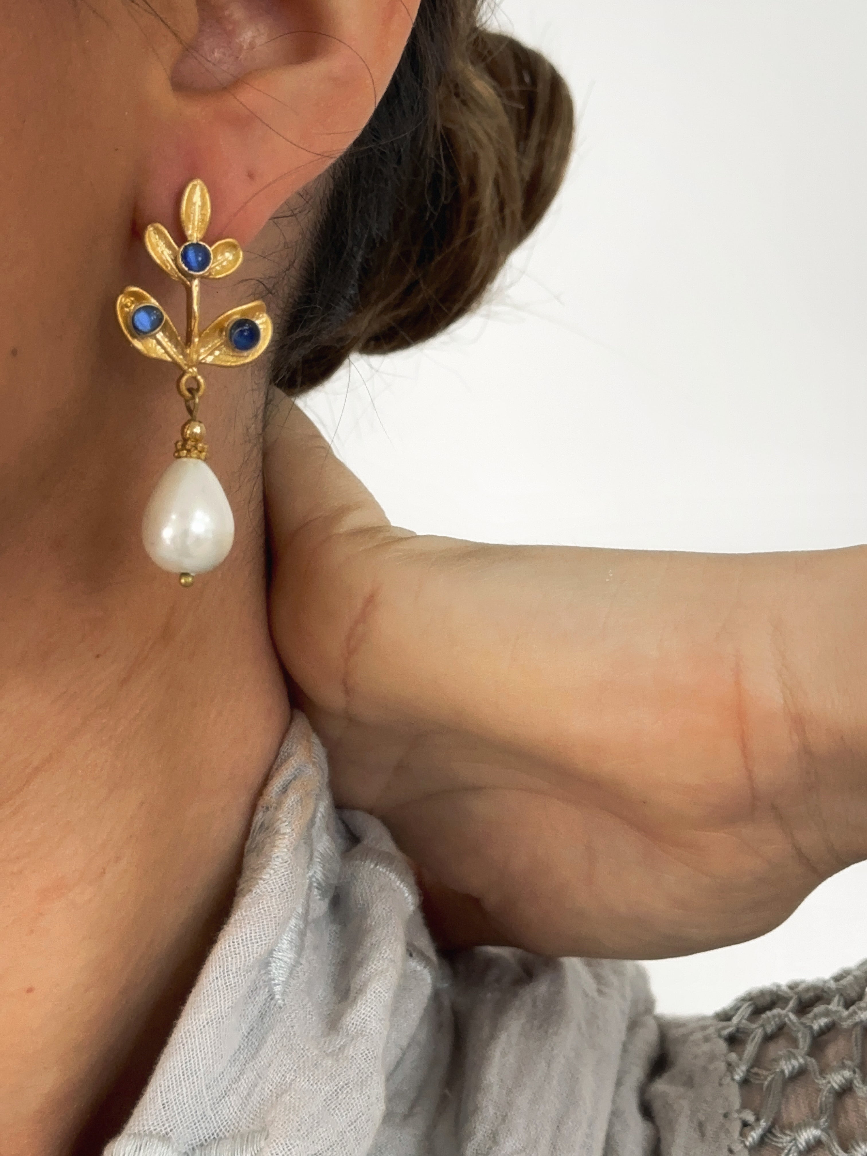 Pendientes Laurel Royal Blue