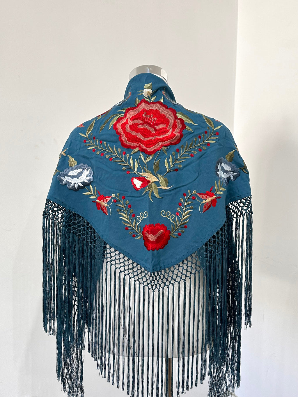 Mantoncillo Candela Azul Petroleo