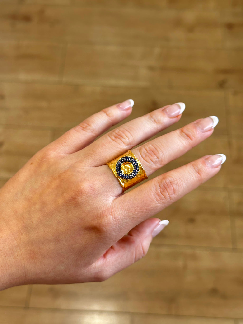 Anillo Maestranza Azul