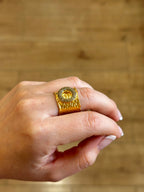 Anillo Maestranza verde oliva