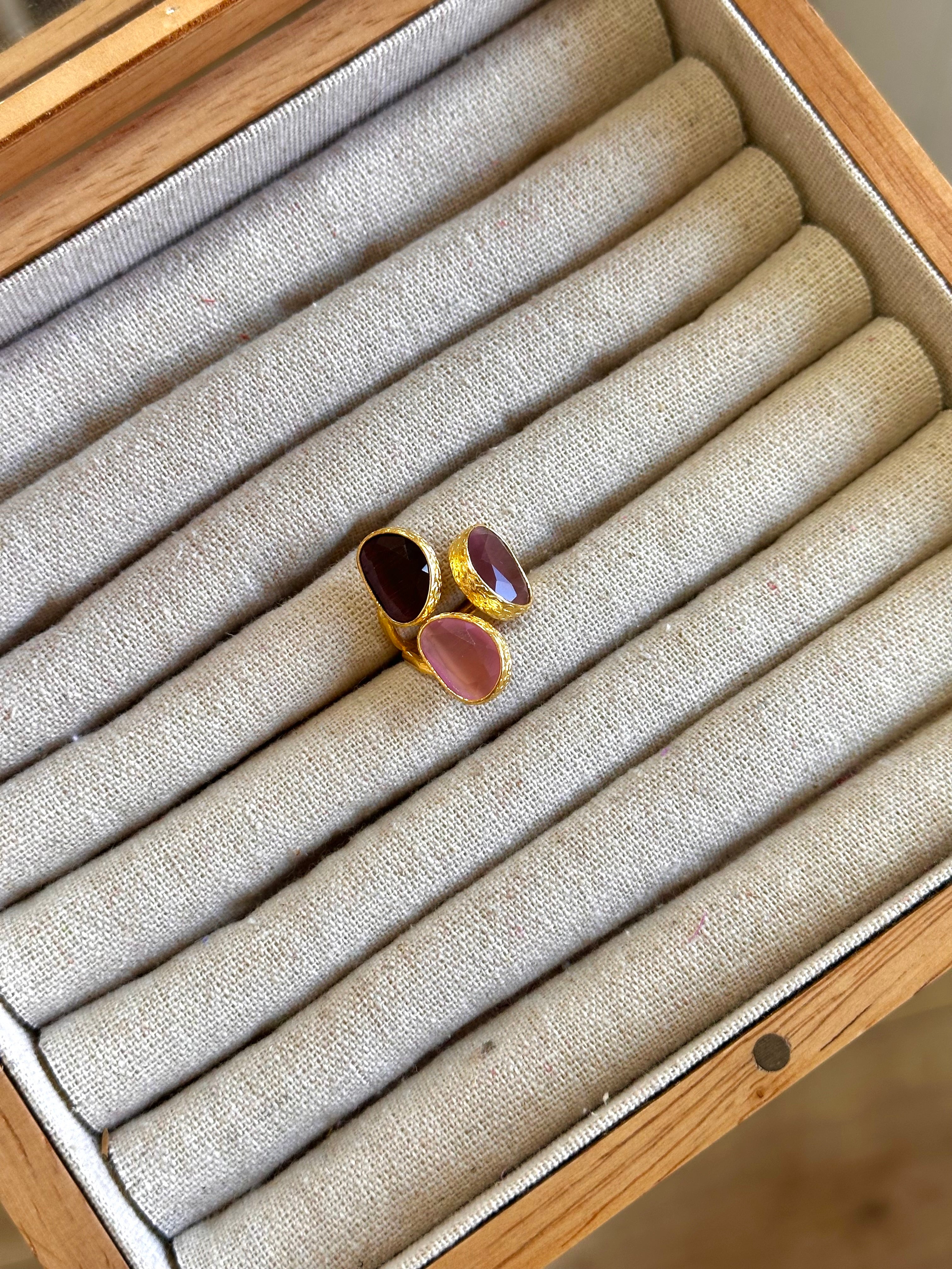 Anillo La Nuit Rosados