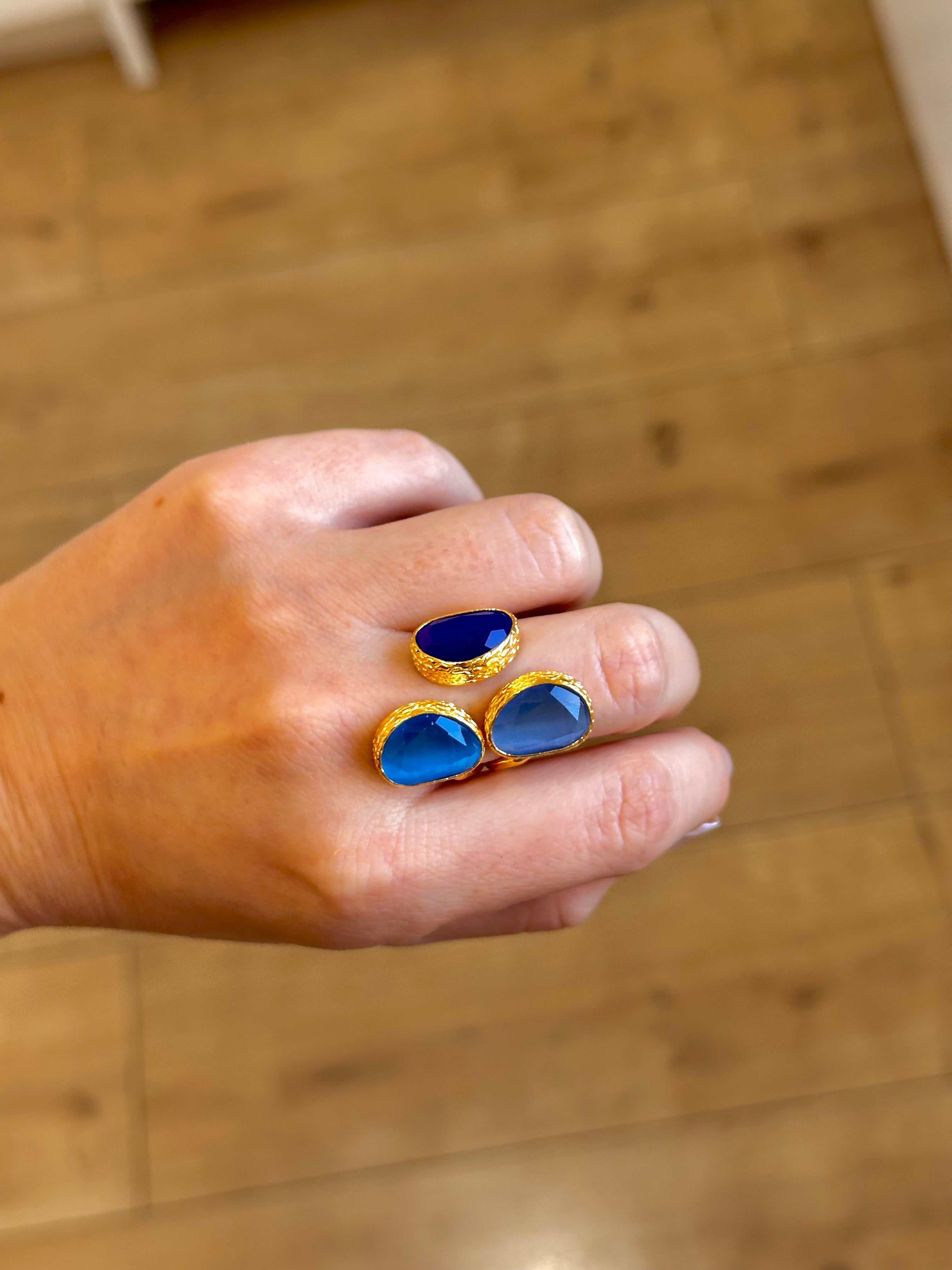 Anillo La Nuit Azules