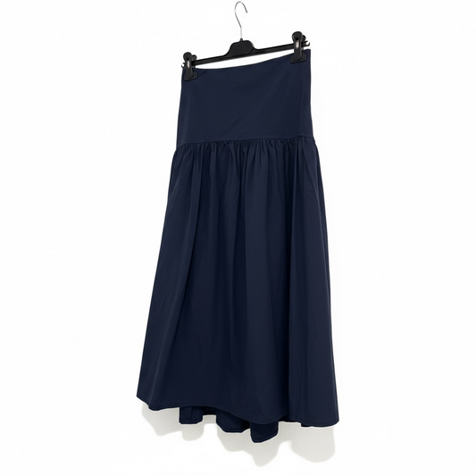 Falda Abullonada fajín  Azul Marino