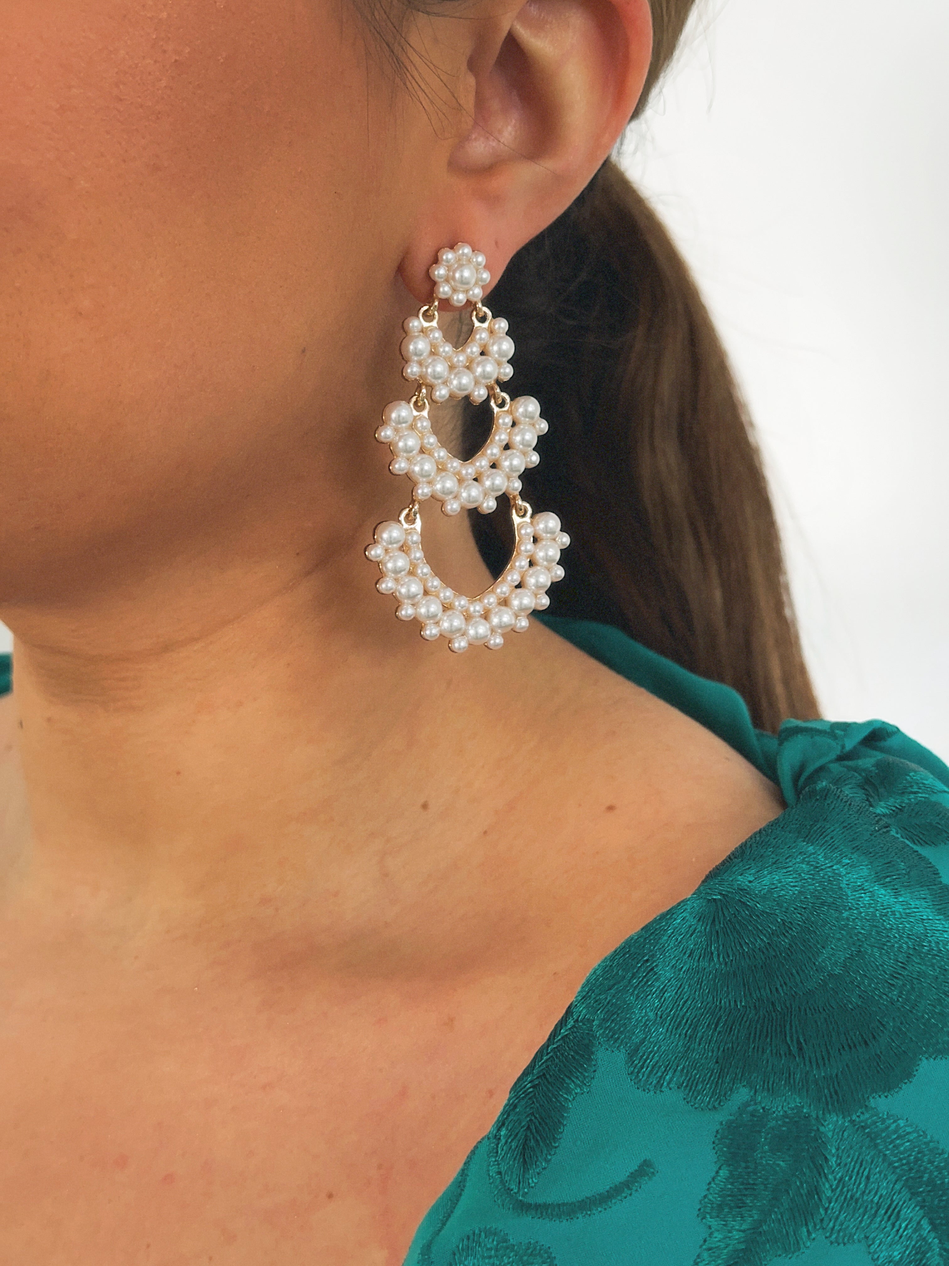 Pendientes Solera Perla