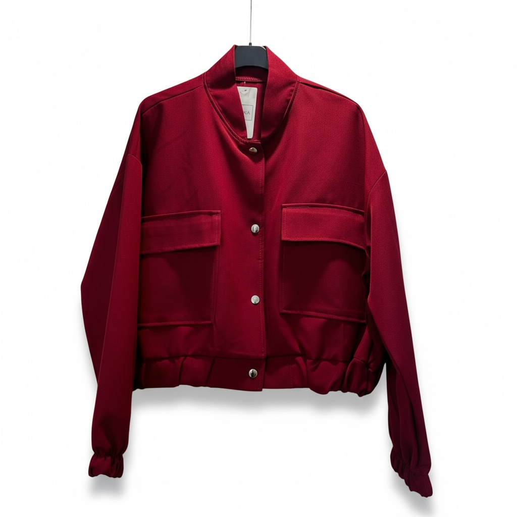 Bomber Burdeos Oversize