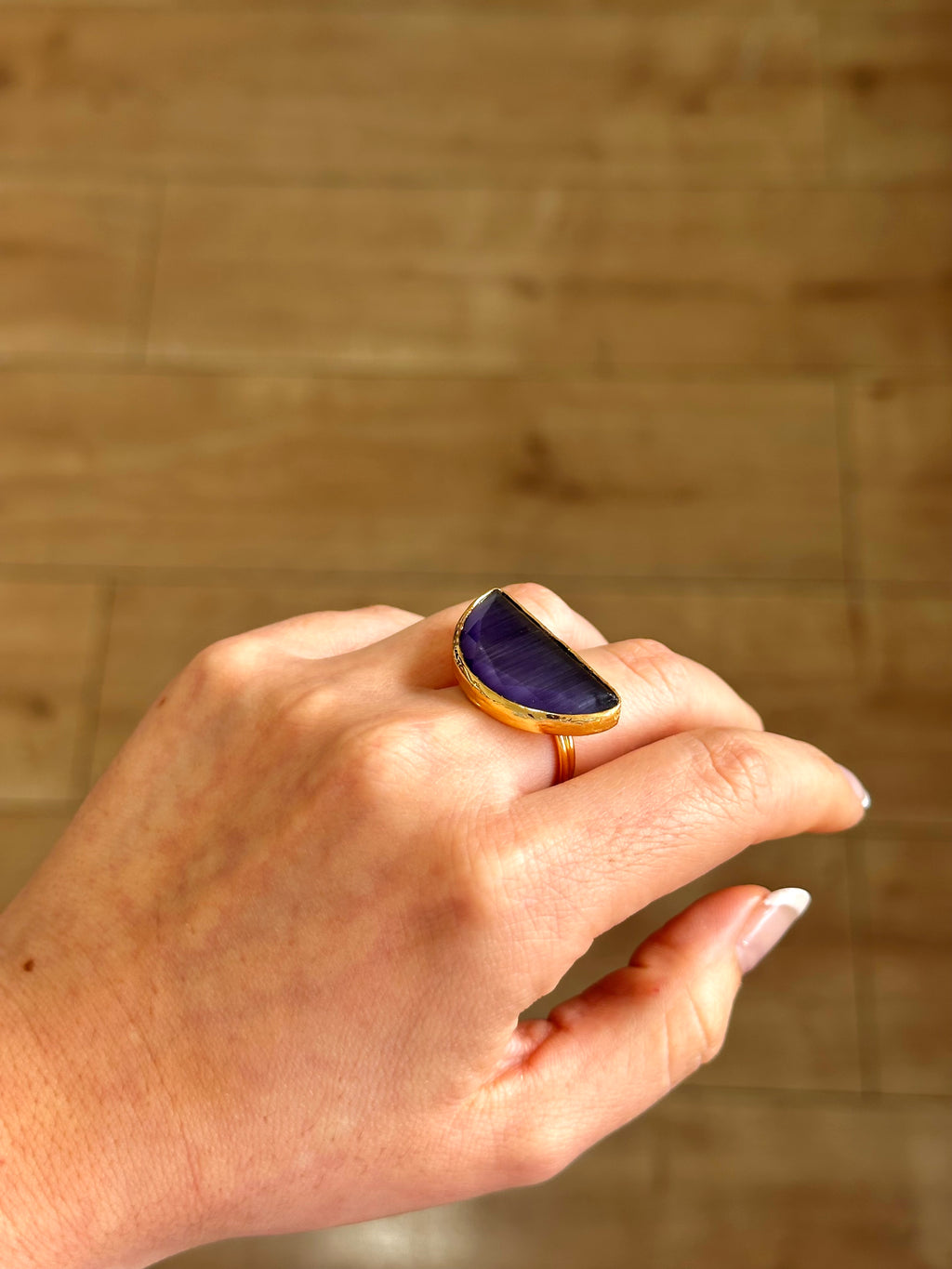 Anillo Afrodita Maxi Amatista