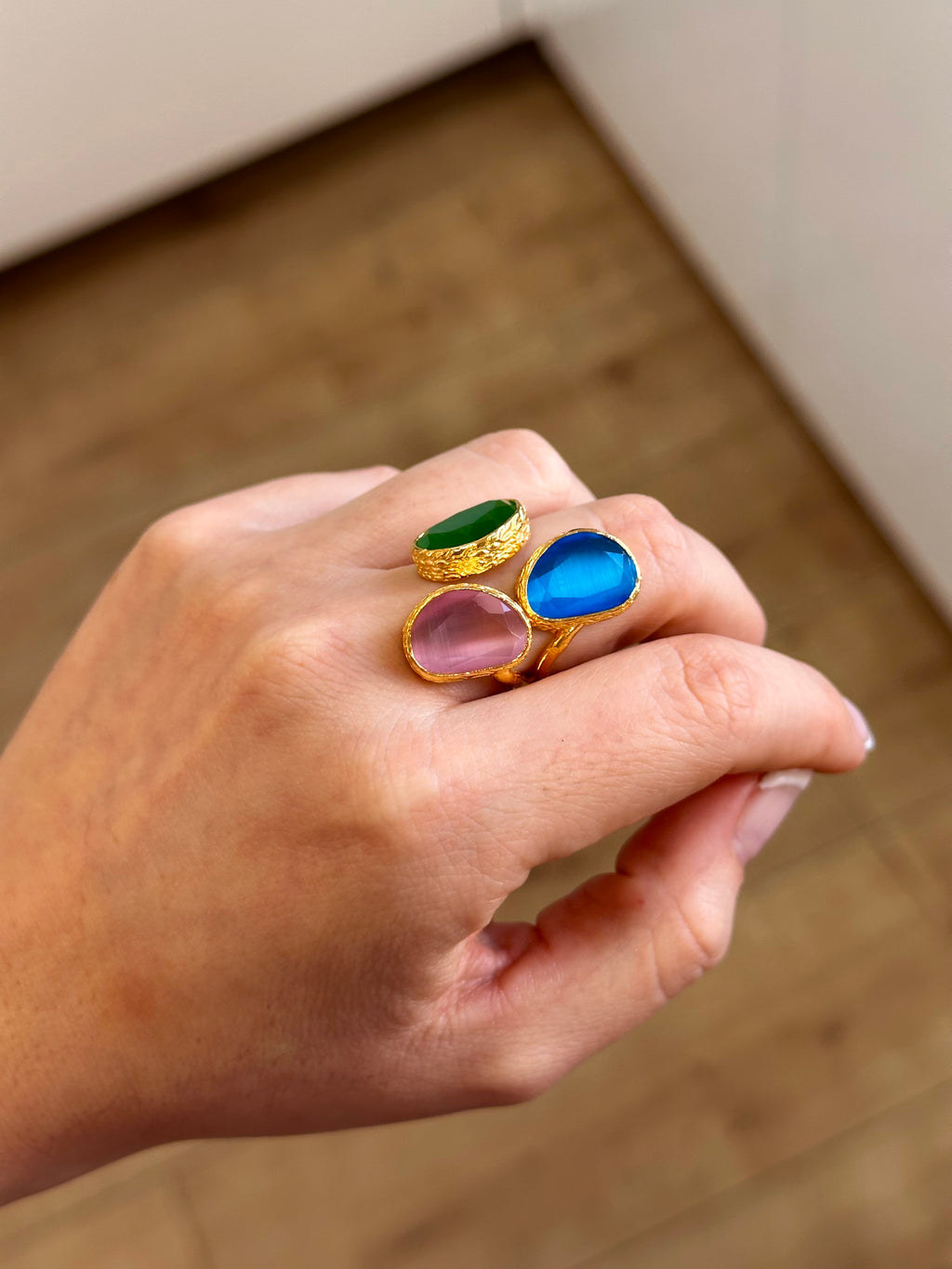 Anillo La Nuit Tricolor