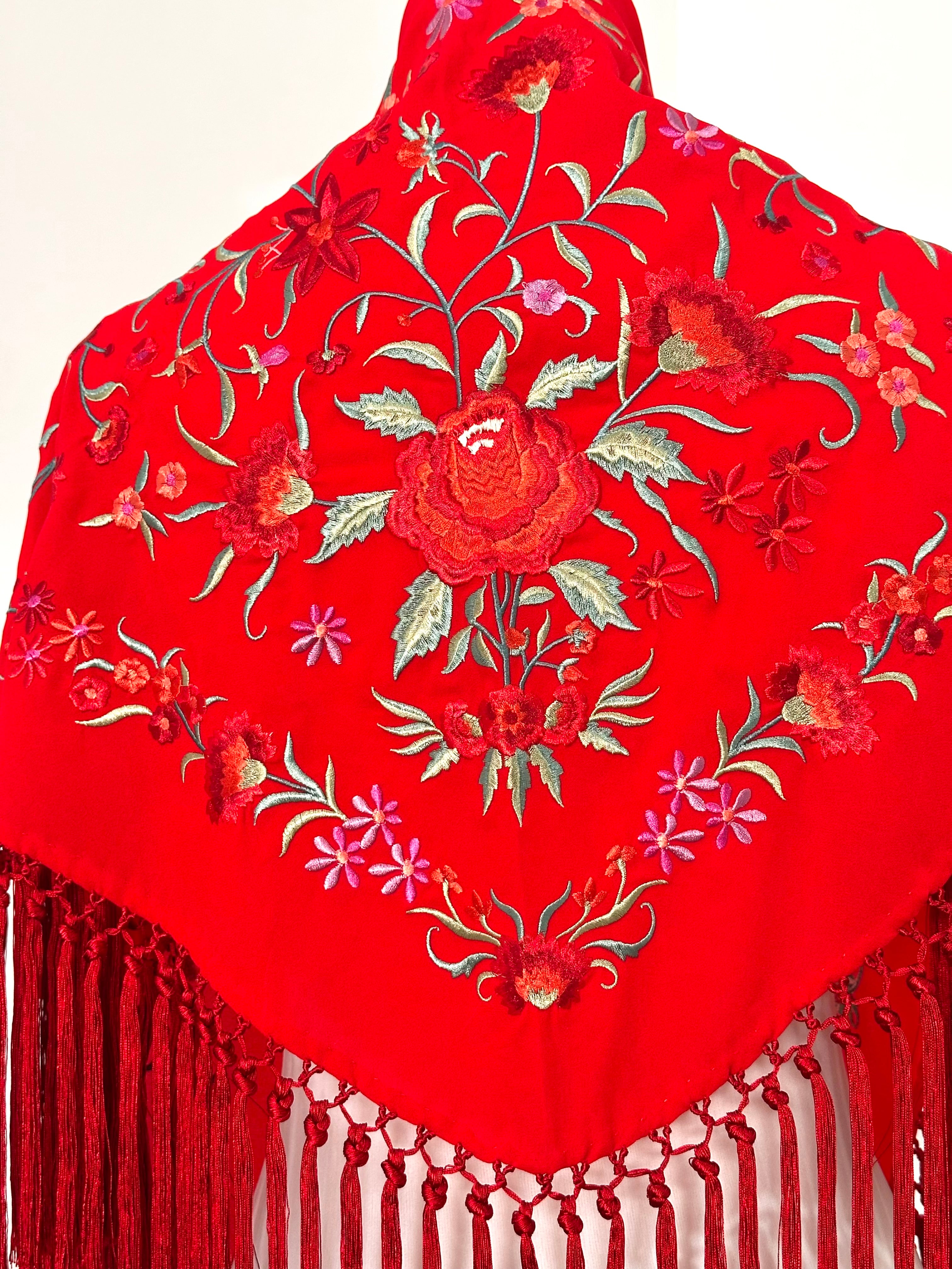 Mantoncillo Clavelines Rojo