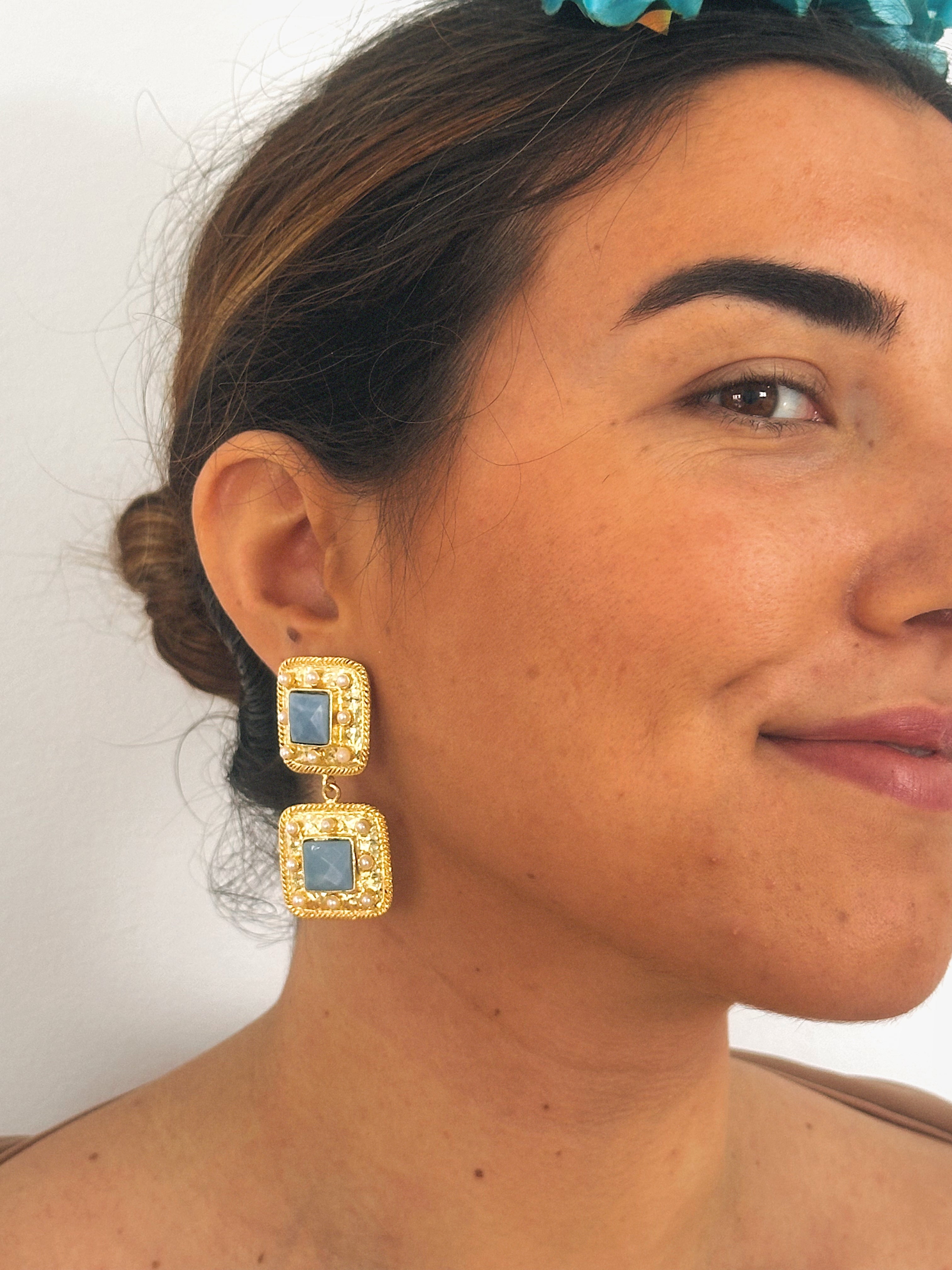 Pendientes Princesa Azul Ducado