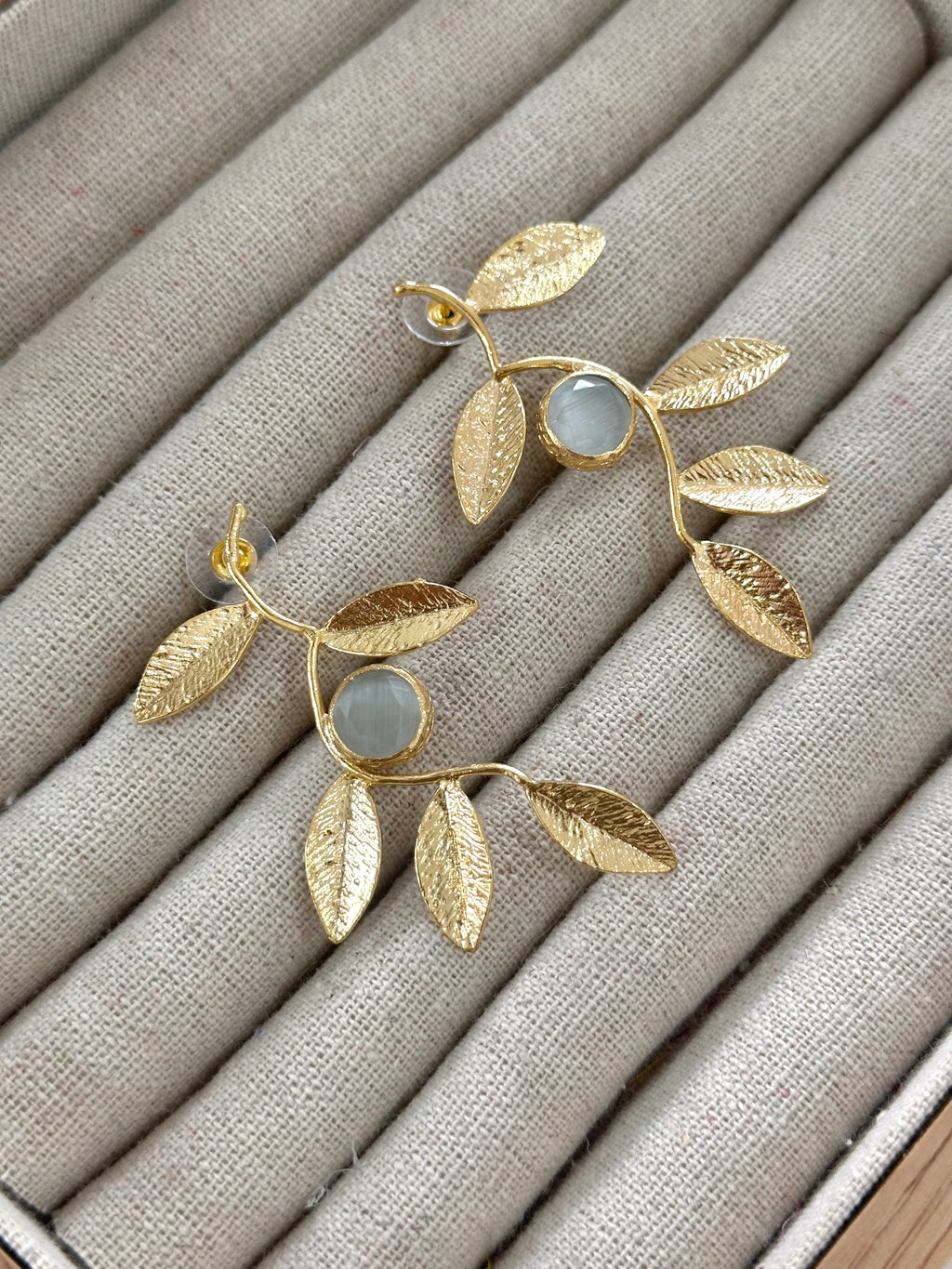 Pendientes Olivo Blanco