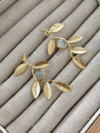 Pendientes Olivo Blanco