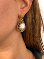 Pendientes The Club marrones