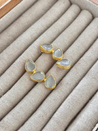 Pendientes Trío Piedra Blanco