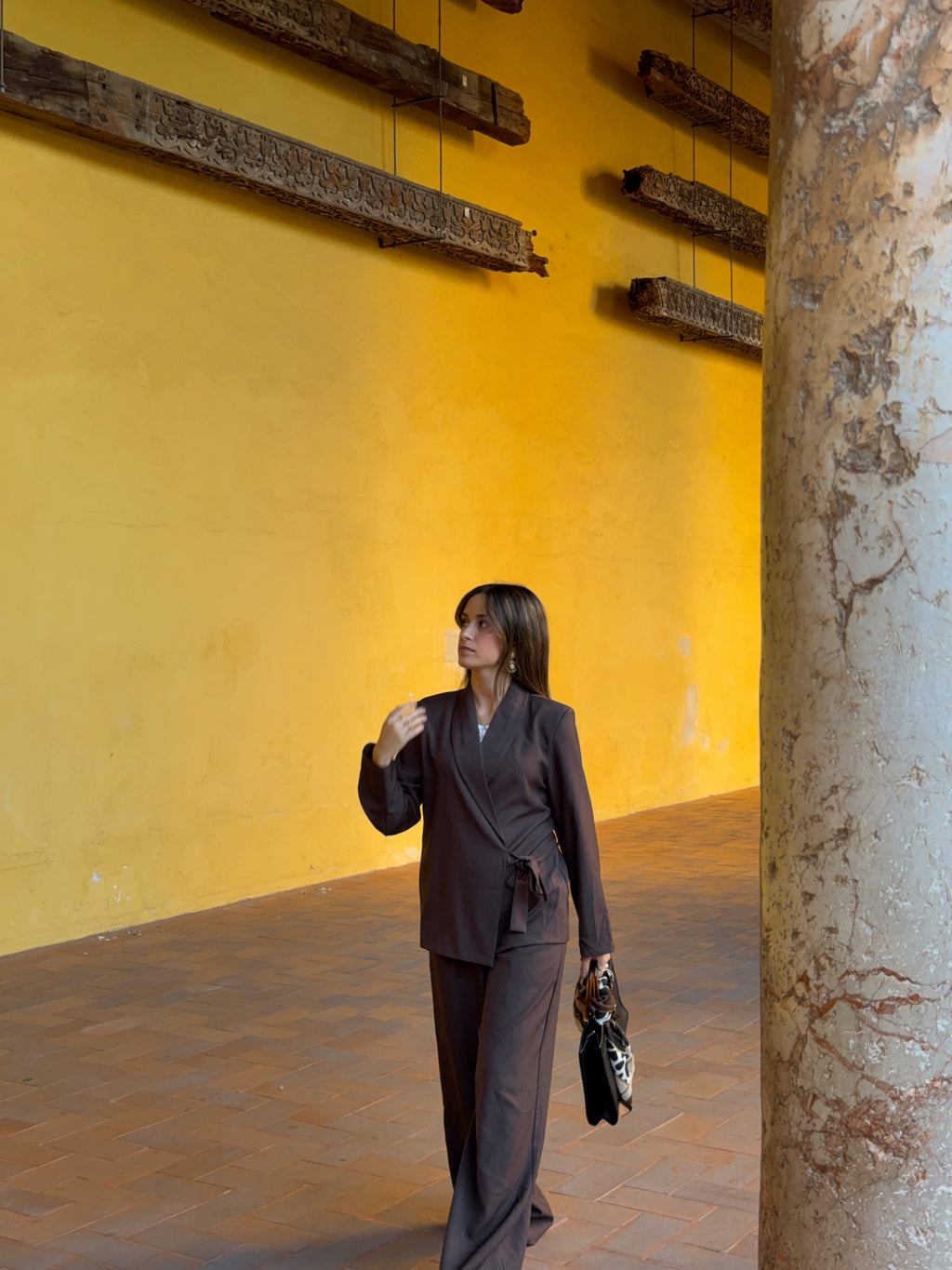 Conjunto Zen marrón