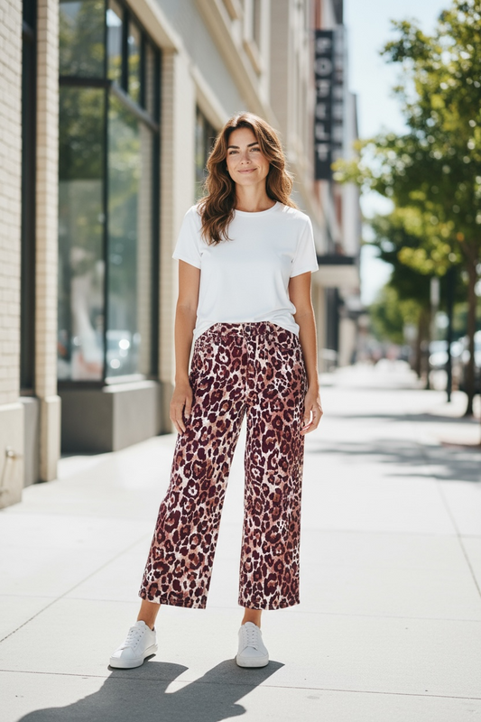 Pantalón leopardo