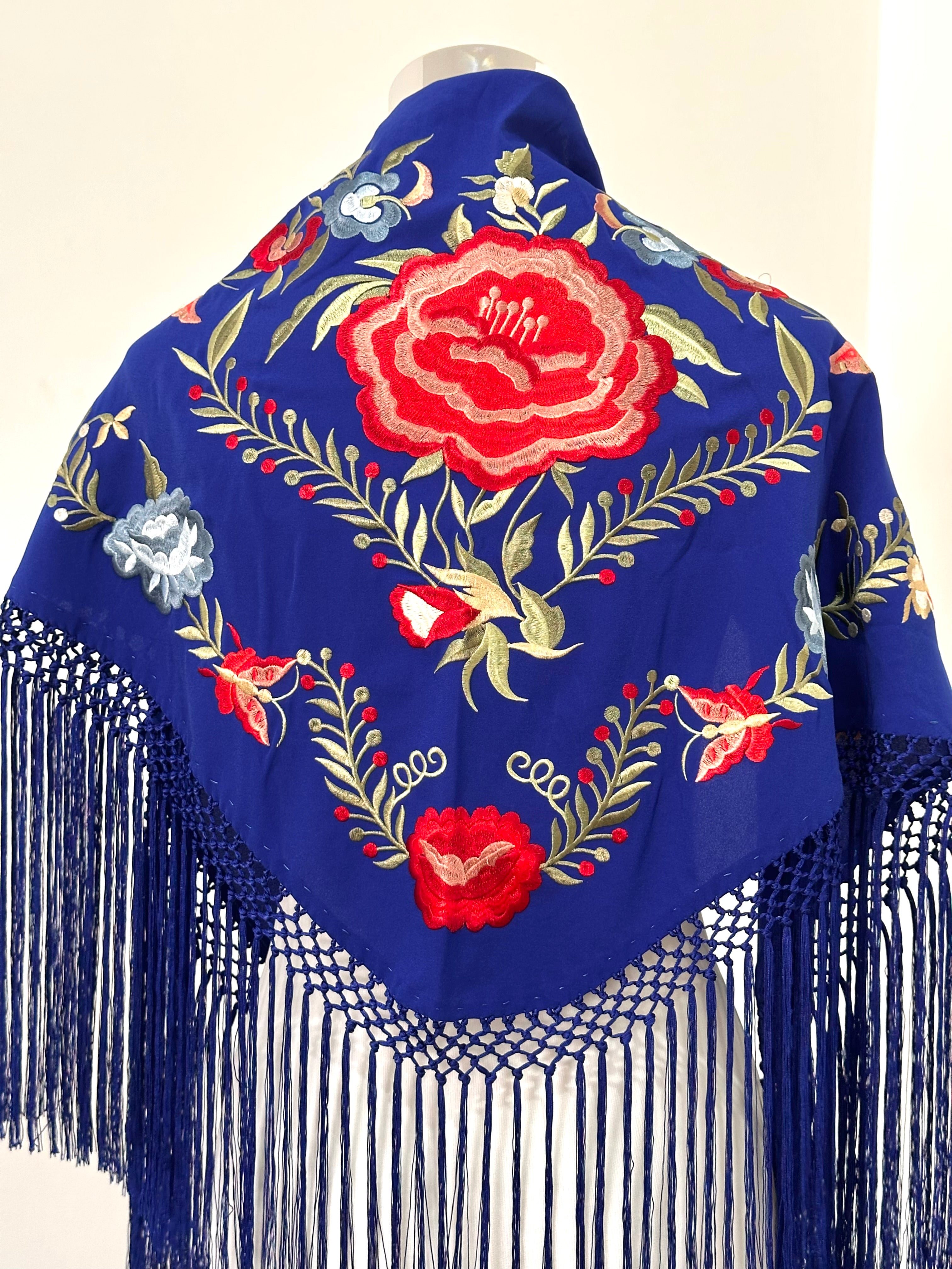 Mantoncillo Candela Azul Eléctrico