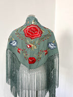 Mantoncillo Candela verde agua