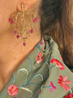 Pendientes Rama Rosa