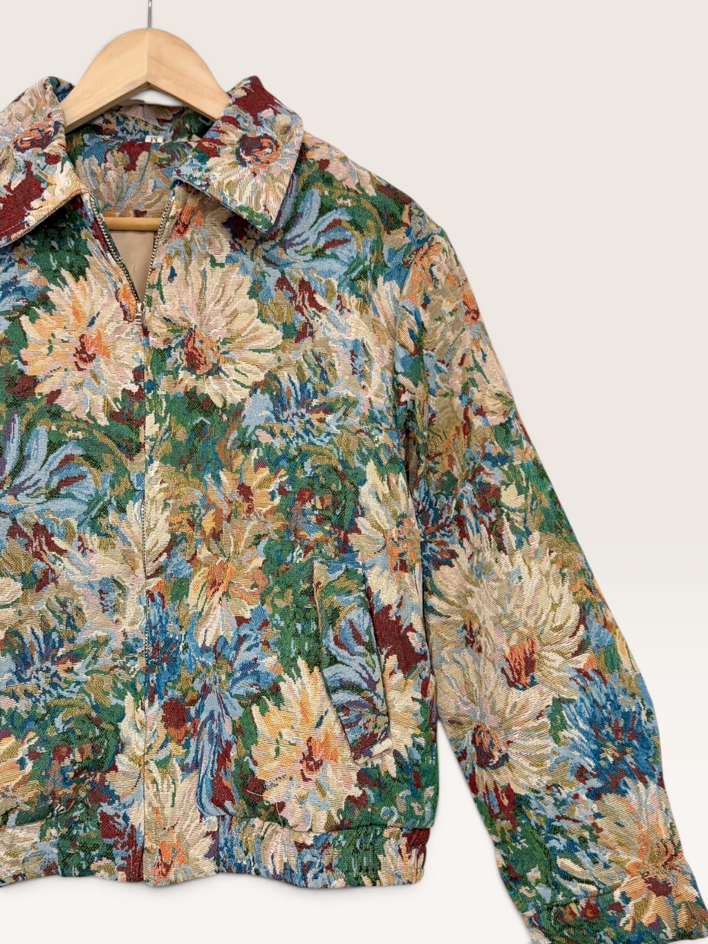 Chaqueta bomber floral