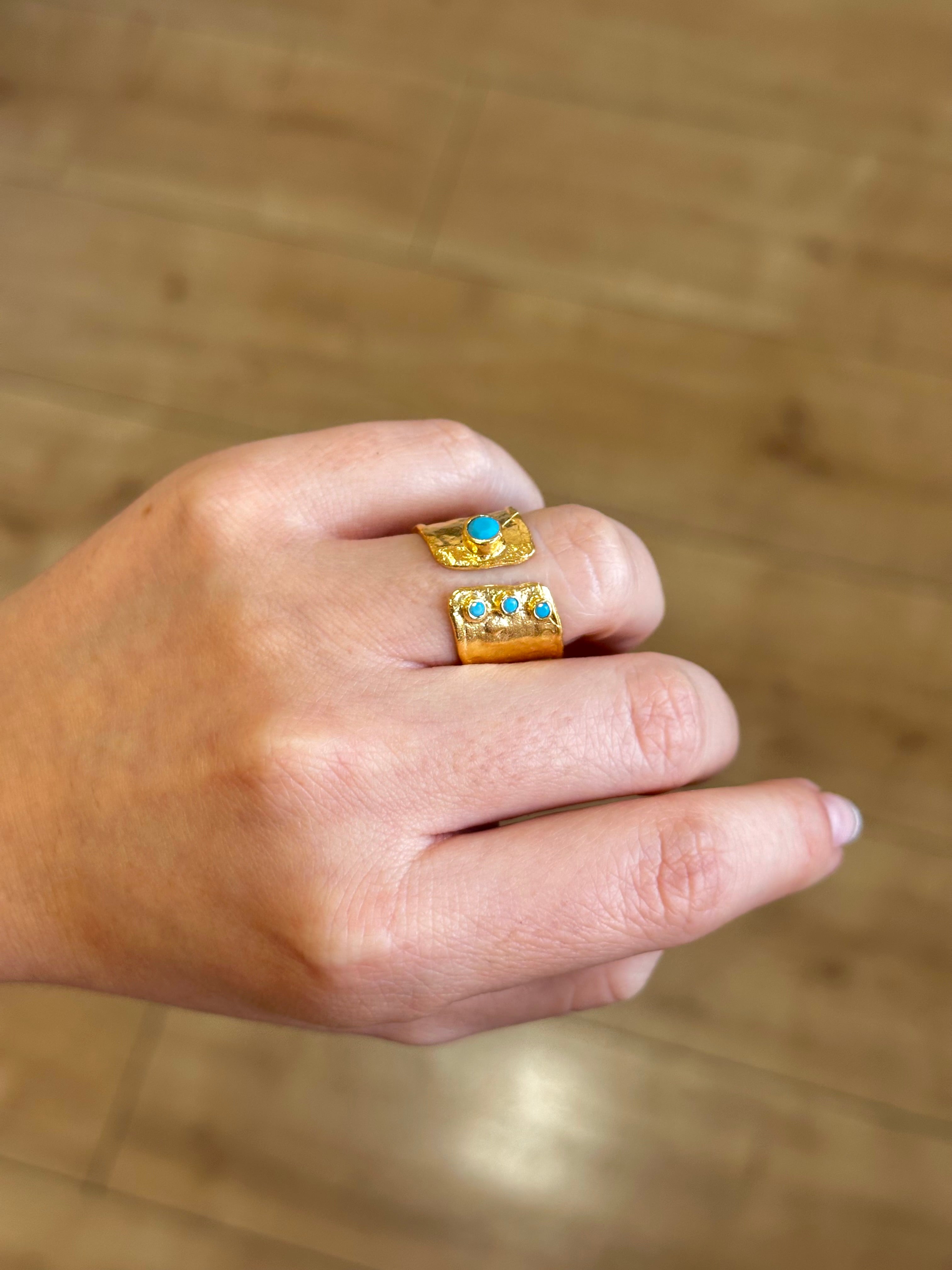 Anillo Martini Celeste