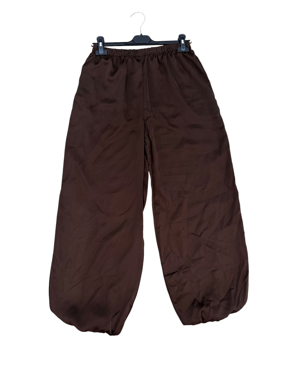 Pantalón Satinado bombacho Marrón