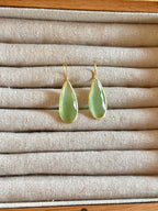 Pendientes lagrima big verde