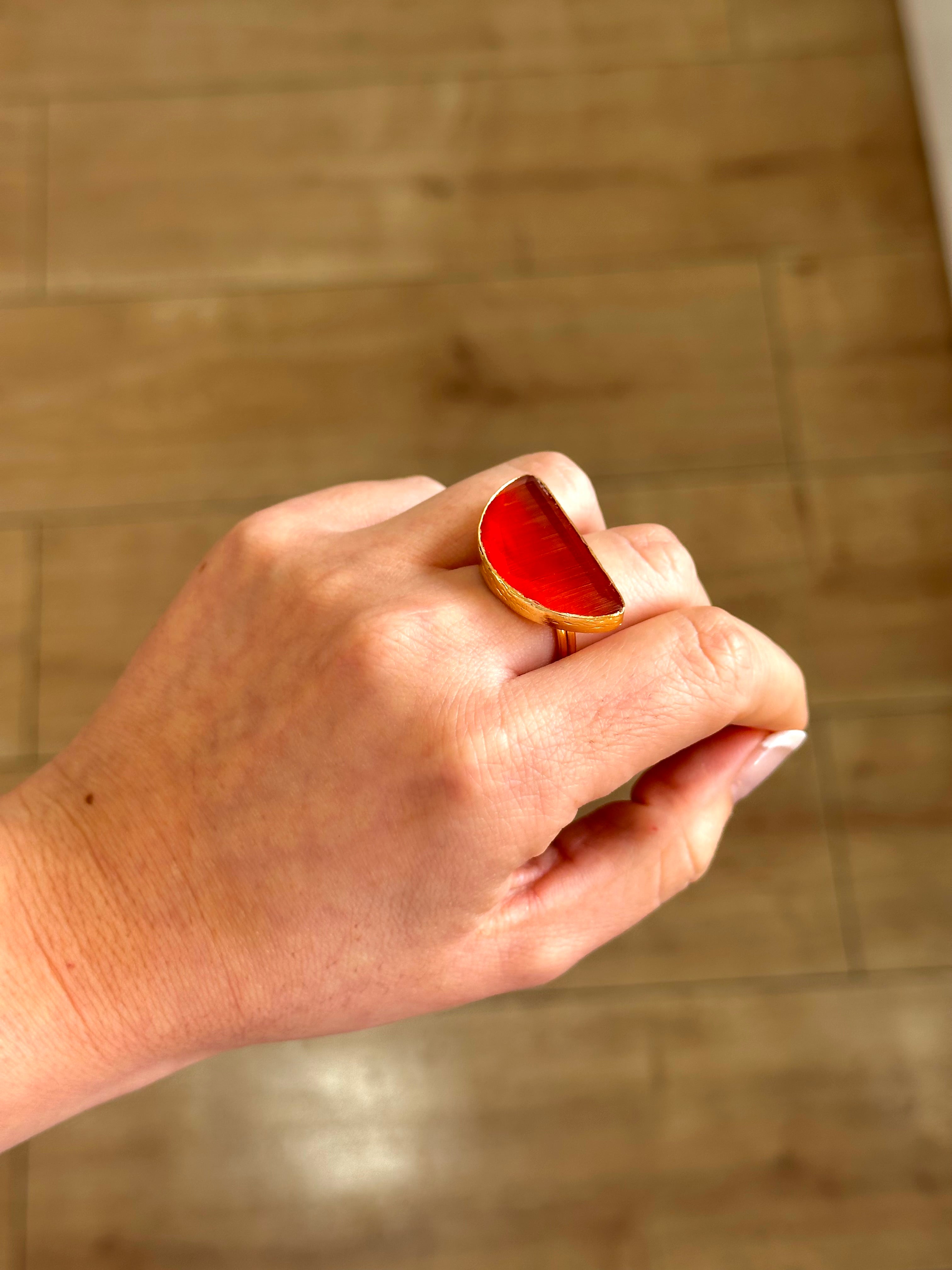 Anillo Afrodita Naranja