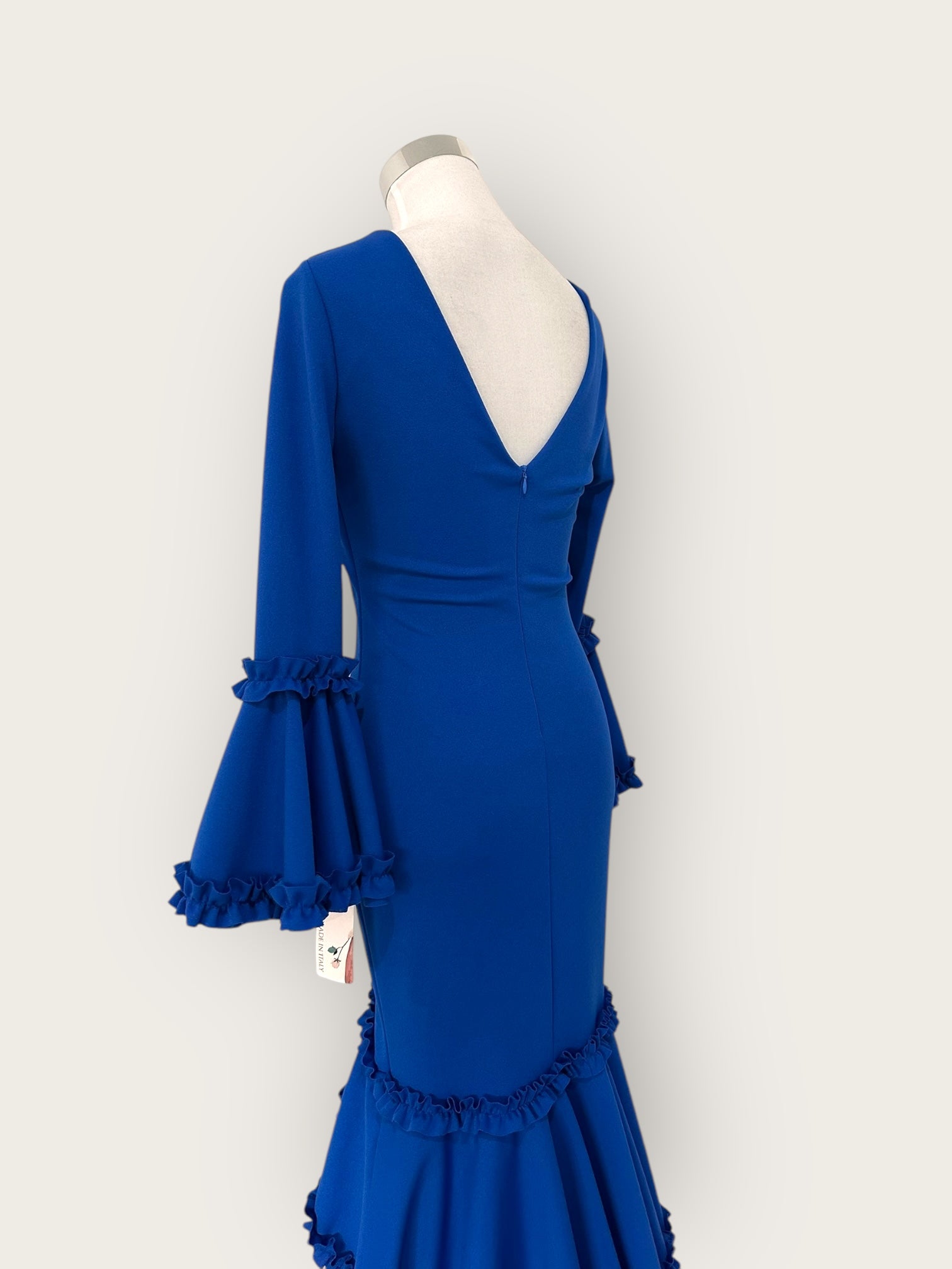 Vestido Soleá Azul Eléctrico