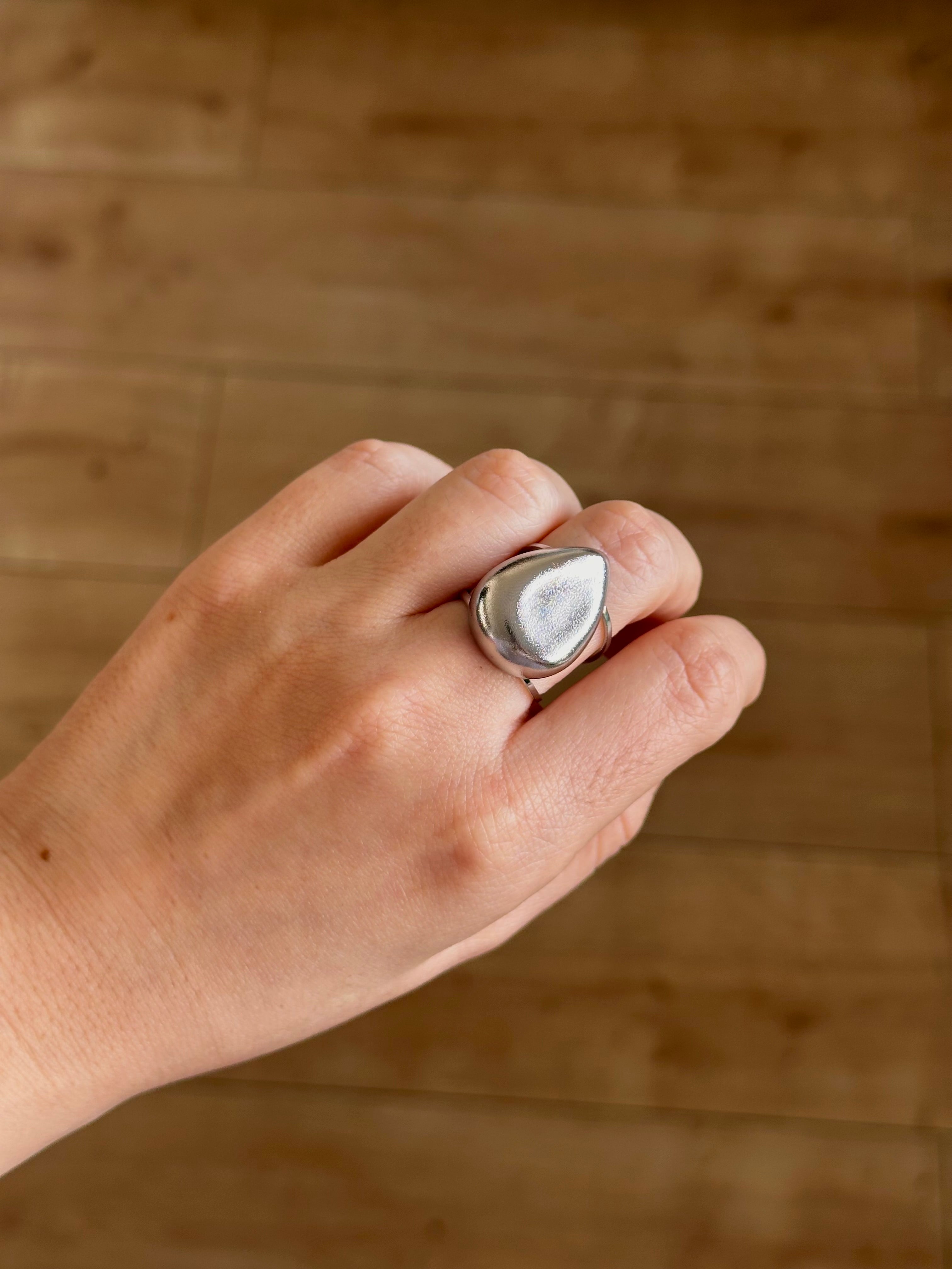 Anillo Lágrima Silver