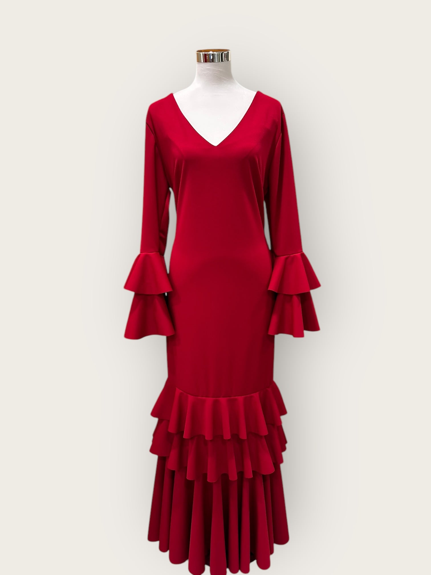 Vestido Sevilla Burdeos