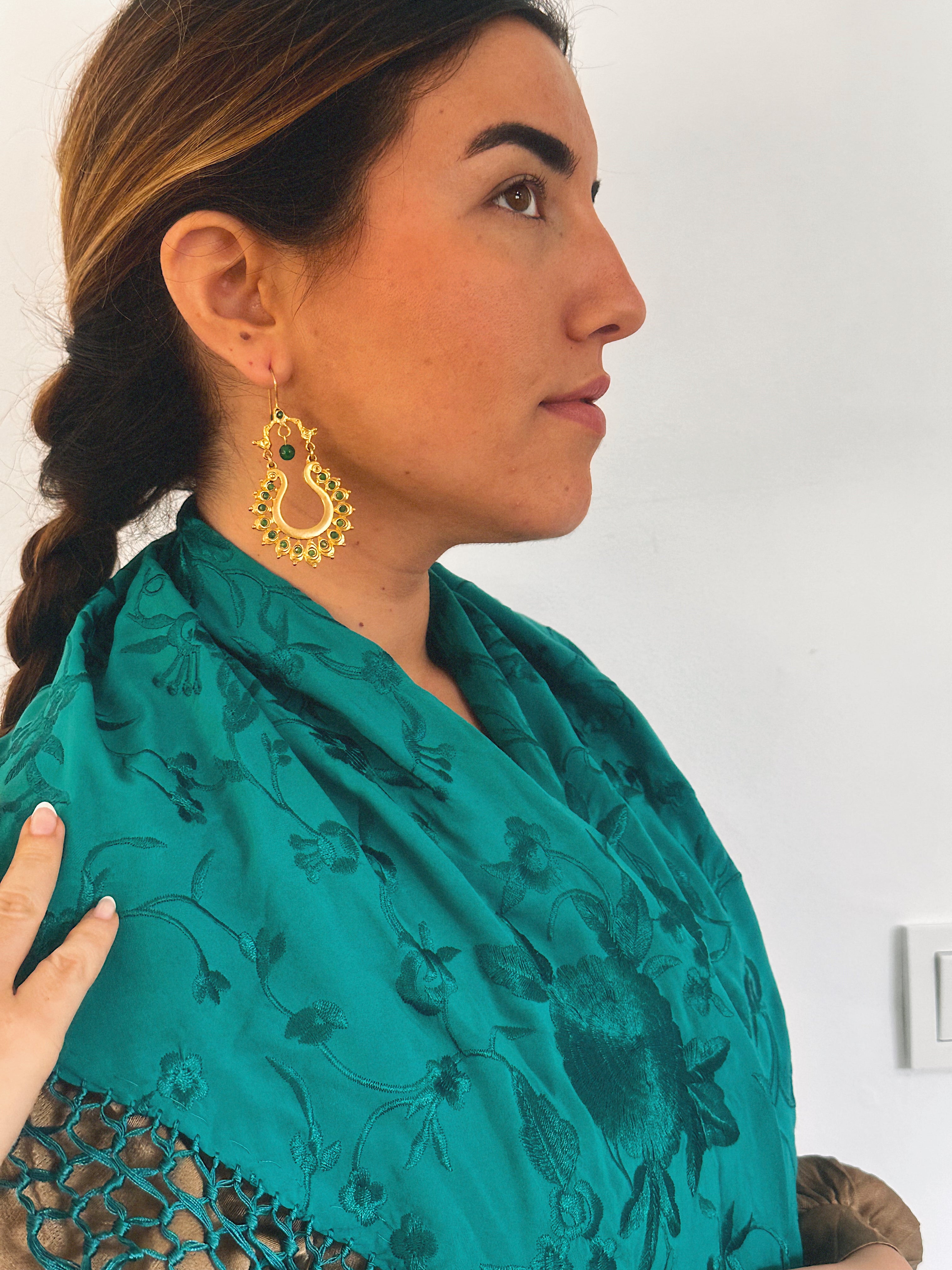 Pendientes Córdoba Verde