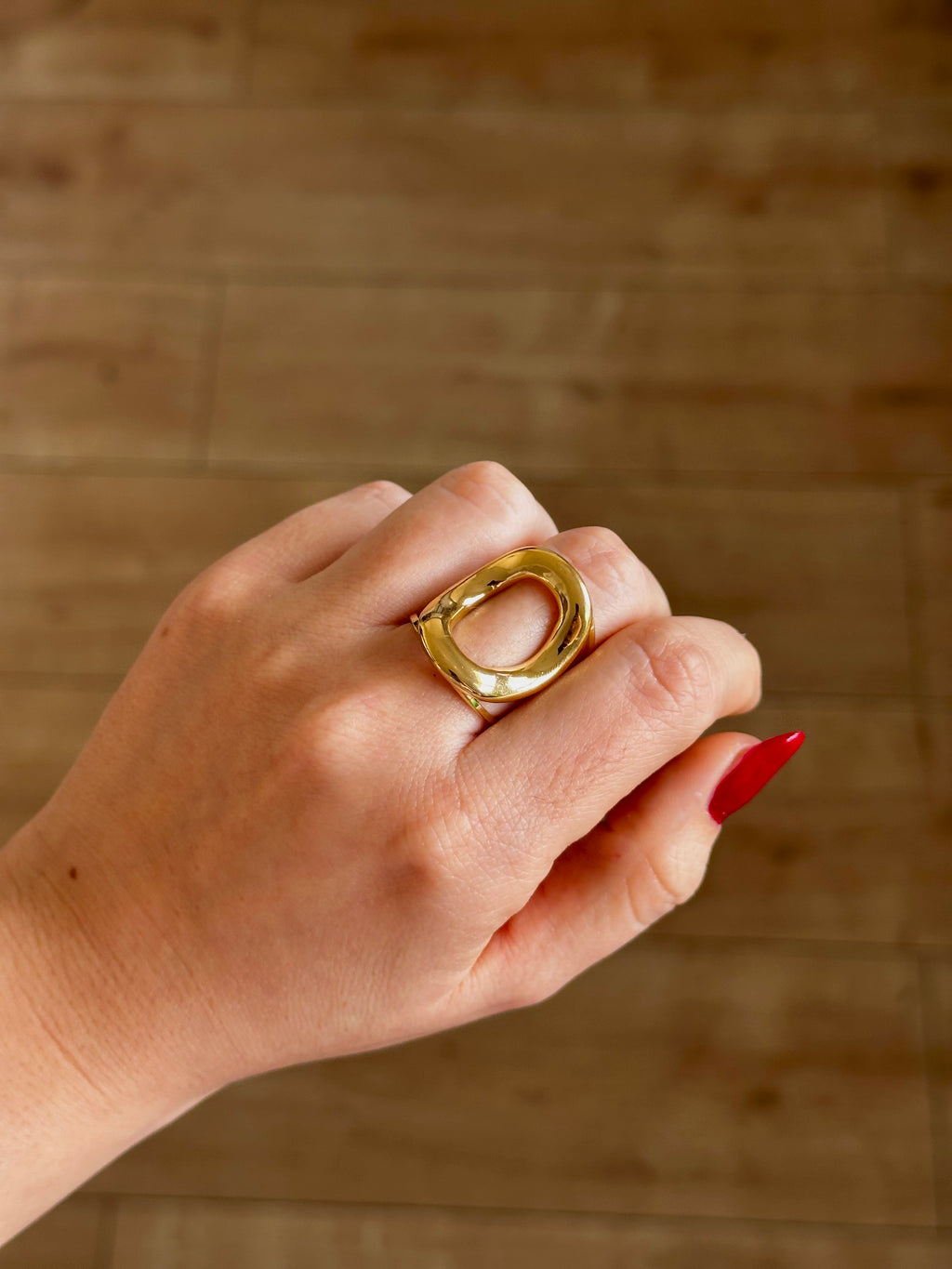 Anillo Circle Small Gold