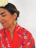 Pendientes Hoja Coral