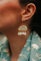 Pendientes Adamuz Blanco