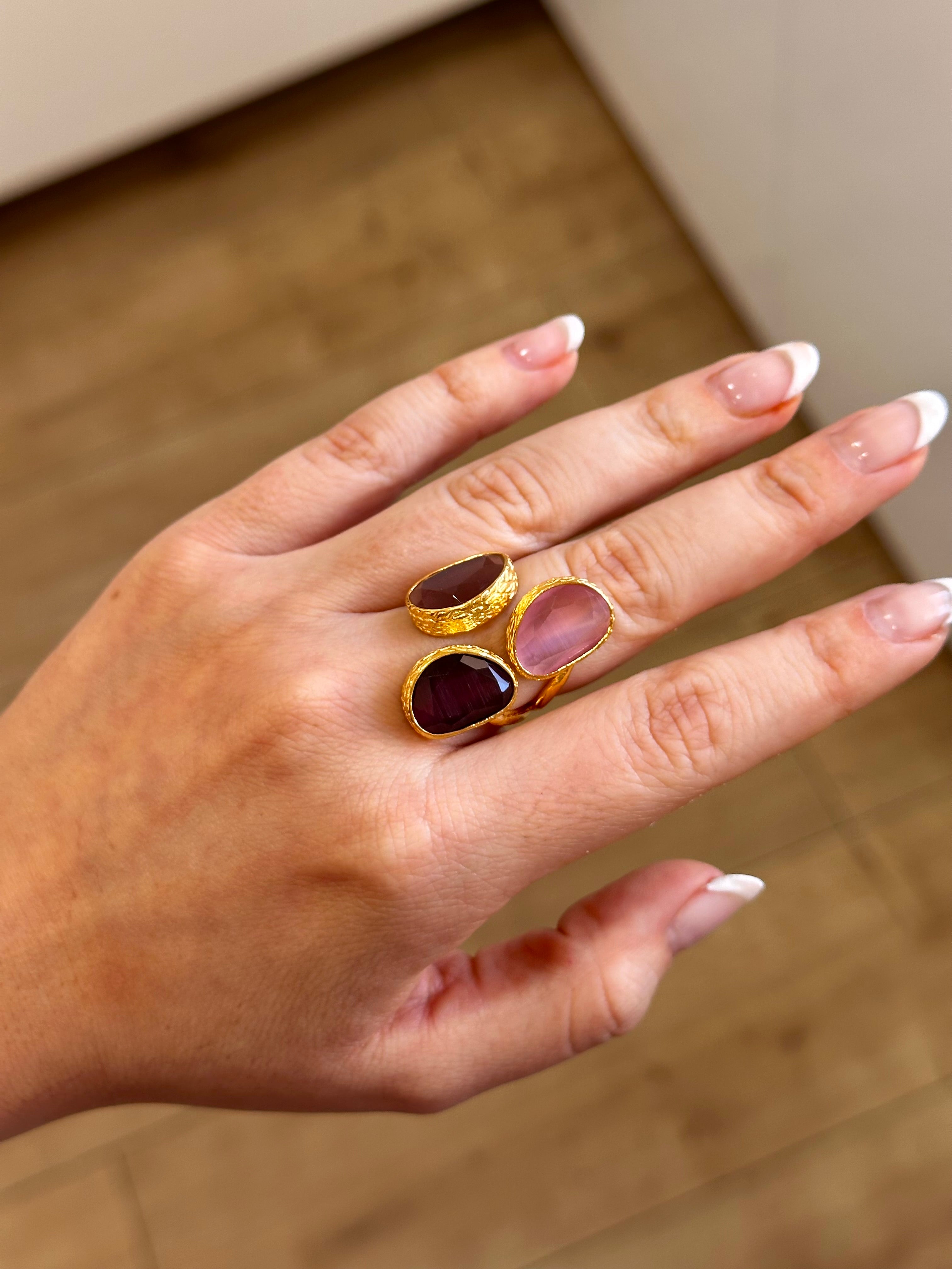 Anillo La Nuit Rosados