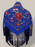 Mantoncillo Jaleo Azul Eléctrico con rosado