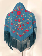 Mantoncillo Soleá Azul Petróleo