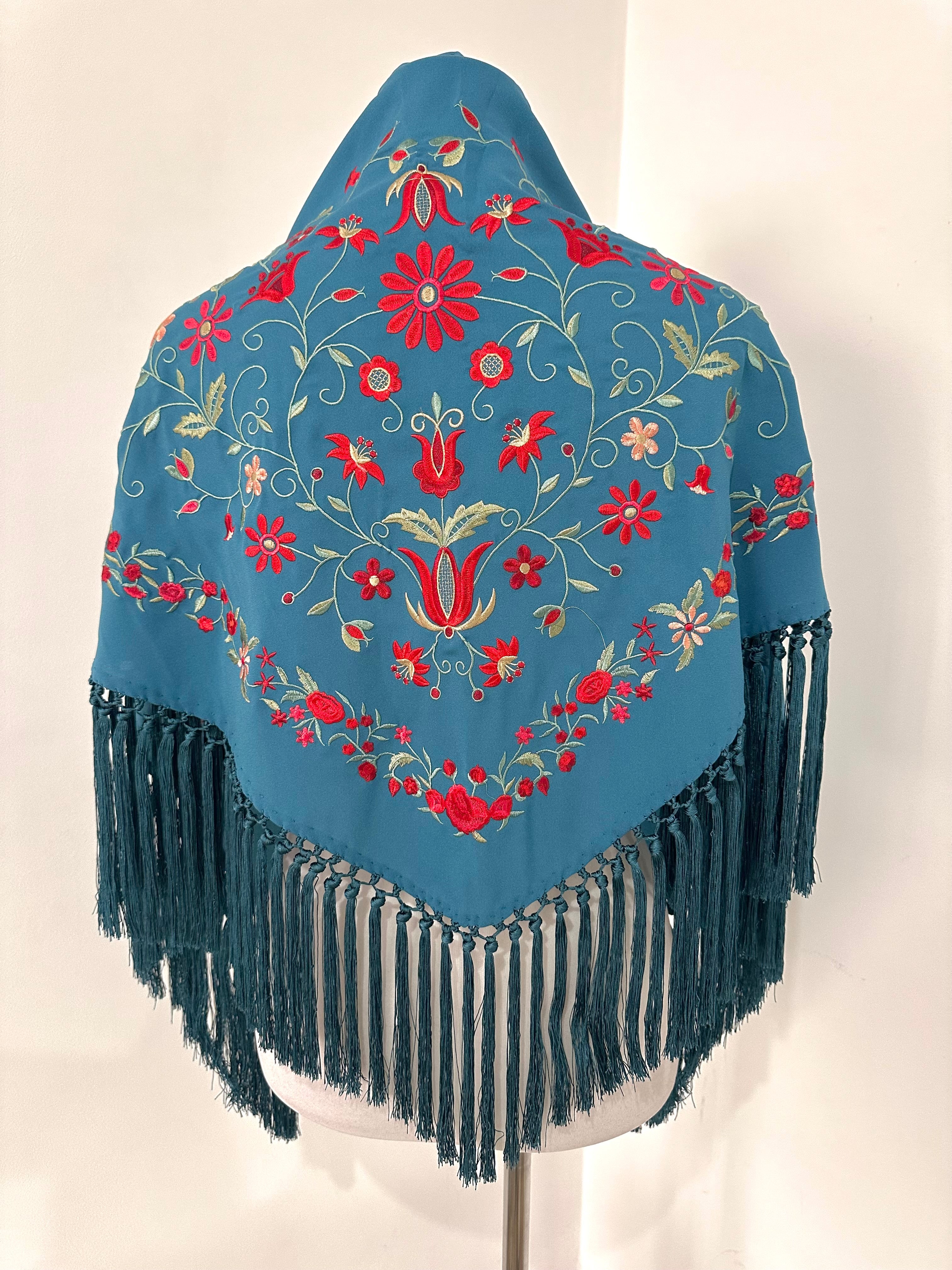 Mantoncillo Soleá Azul Petróleo