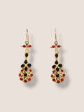 Pendientes Azahara Burdeos y rojos