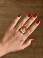 Anillo Circle Small Gold