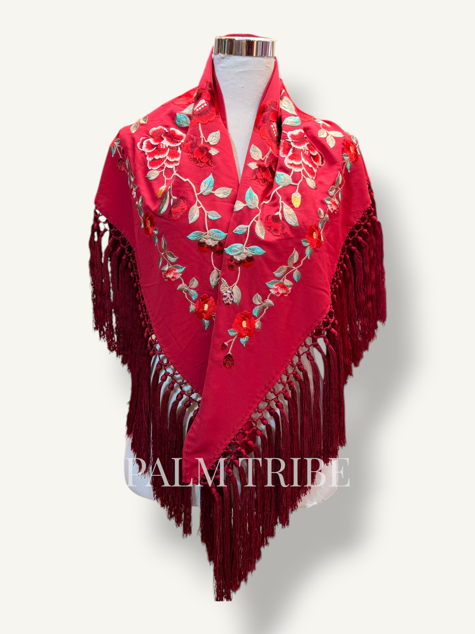 Mantoncillo Rosario Burdeos